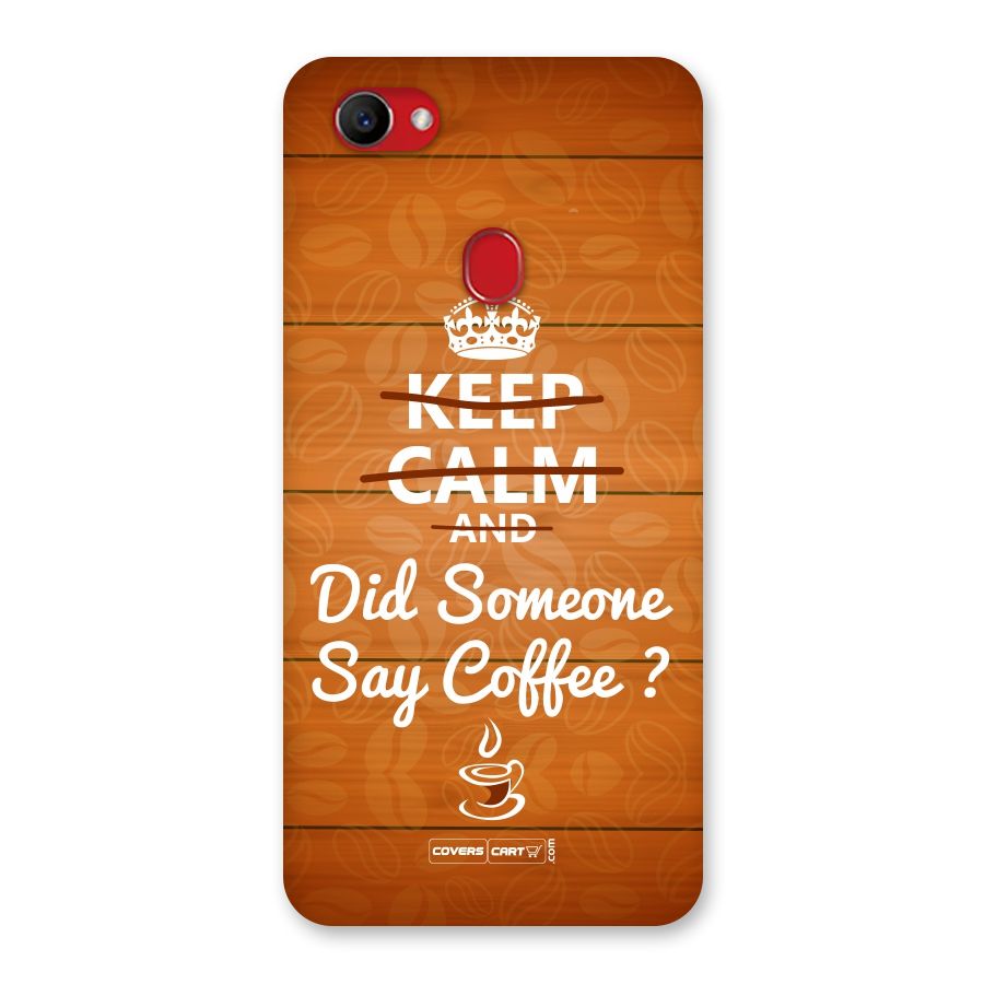 Coffee Ardour Back Case for Oppo F7
