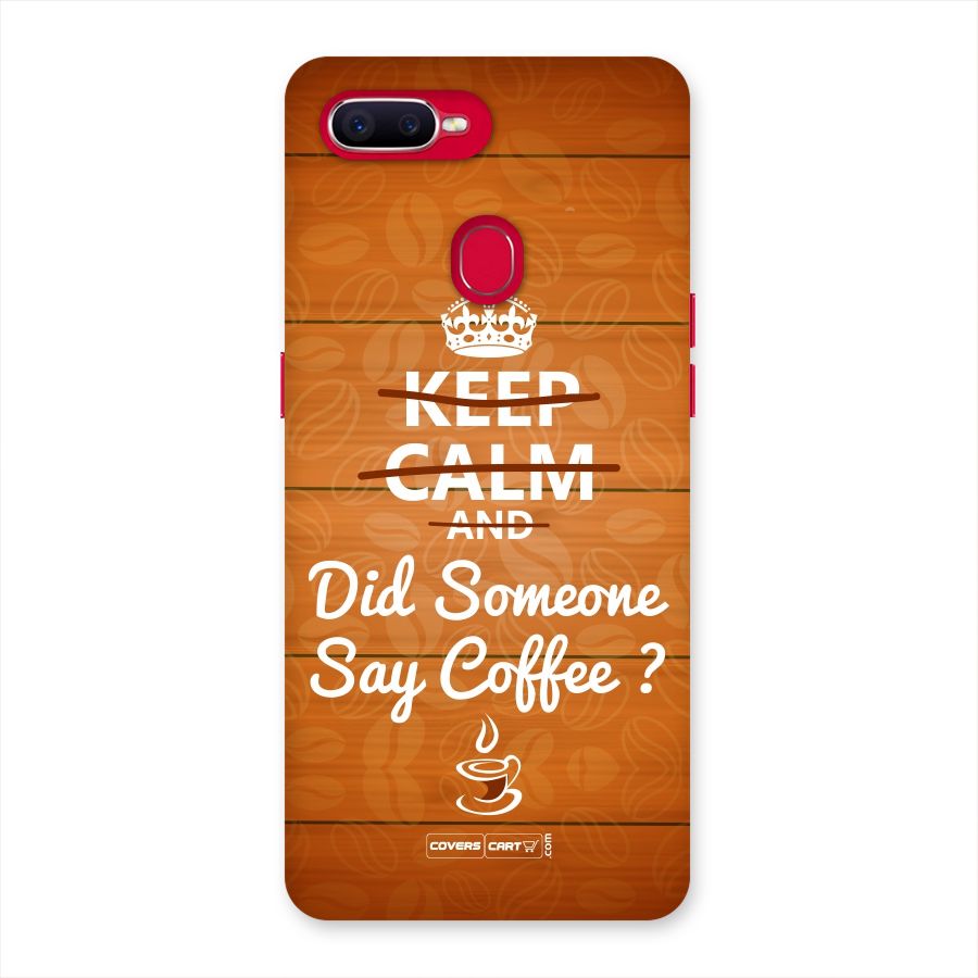 Coffee Ardour Back Case for Oppo F9 Pro