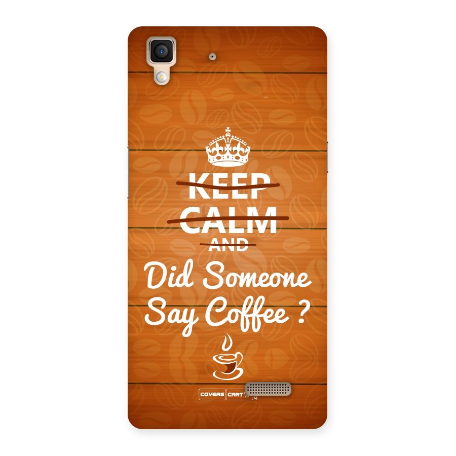 Coffee Ardour Back Case for Oppo R7