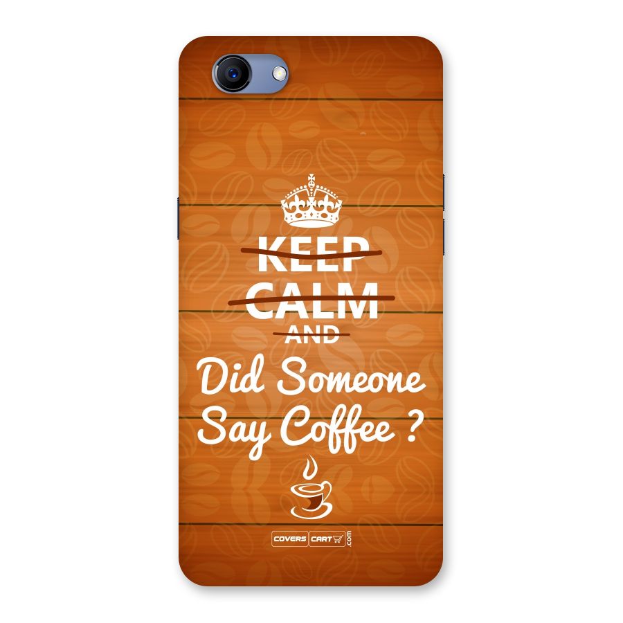 Coffee Ardour Back Case for Oppo Realme 1