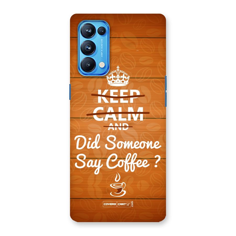 Coffee Ardour Back Case for Oppo Reno5 Pro 5G