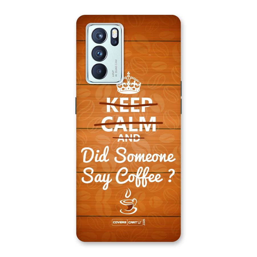 Coffee Ardour Back Case for Oppo Reno6 Pro 5G