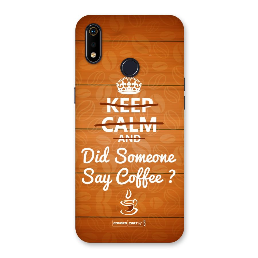 Coffee Ardour Back Case for Realme 3i