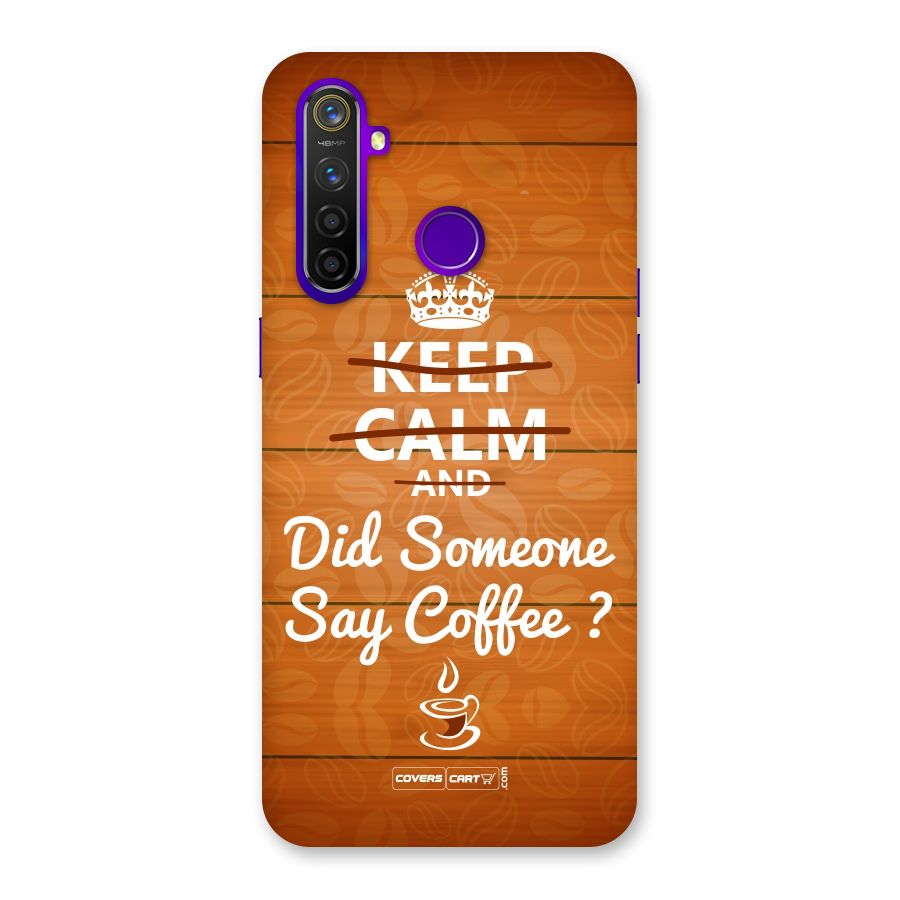 Coffee Ardour Back Case for Realme 5 Pro