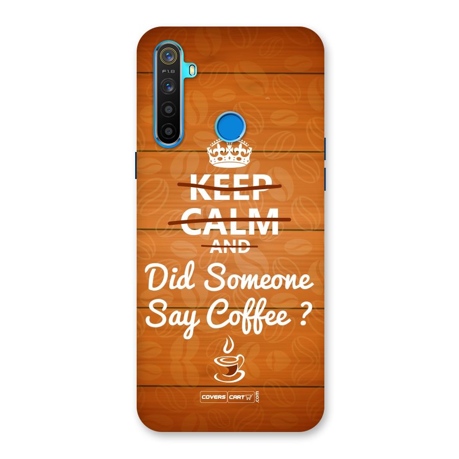Coffee Ardour Back Case for Realme 5s