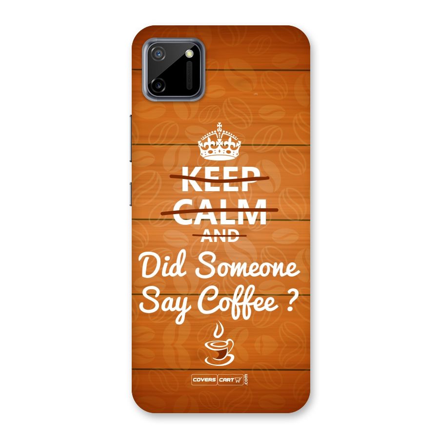 Coffee Ardour Back Case for Realme C11