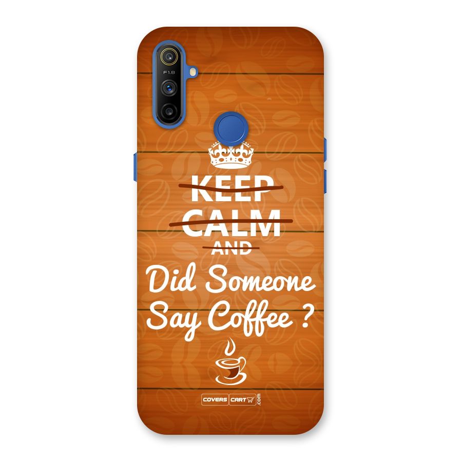 Coffee Ardour Back Case for Realme Narzo 10A