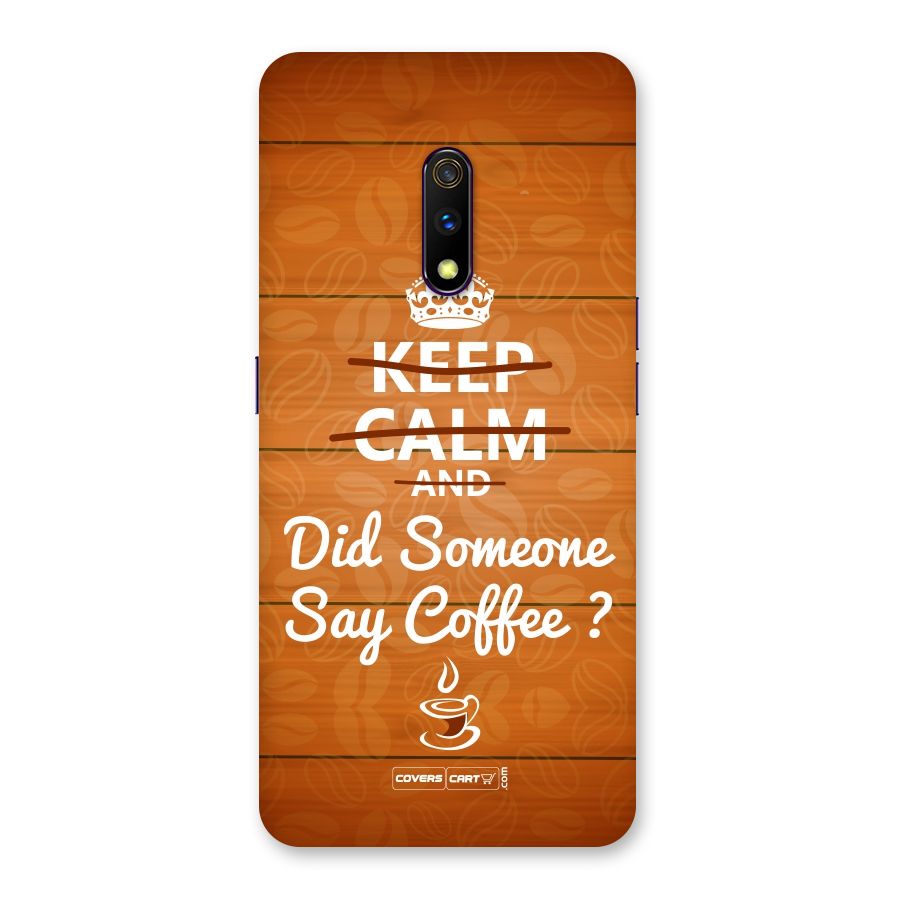 Coffee Ardour Back Case for Realme X