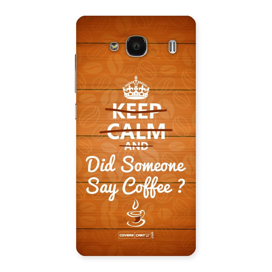 Coffee Ardour Back Case for Redmi 2 Prime
