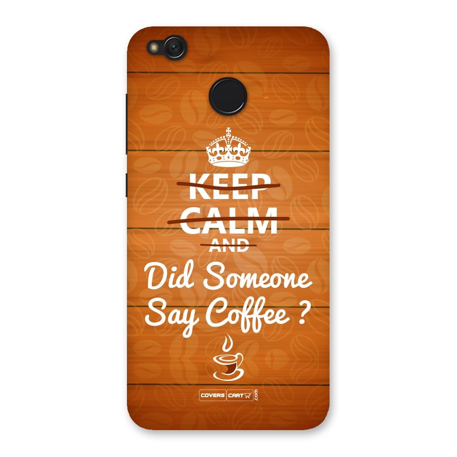 Coffee Ardour Back Case for Redmi 4