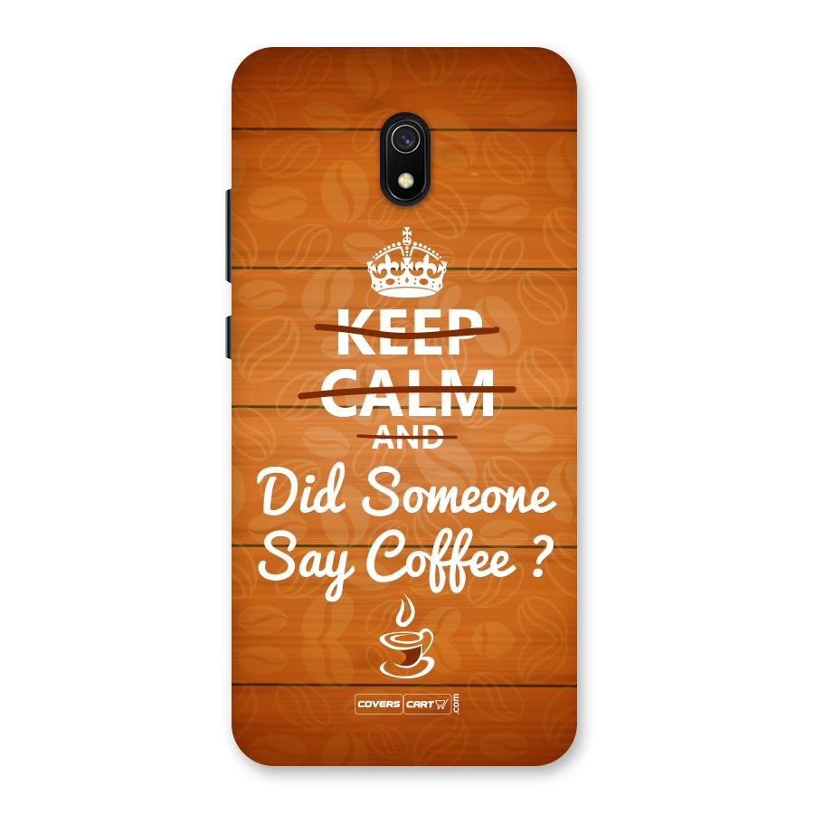 Coffee Ardour Back Case for Redmi 8A
