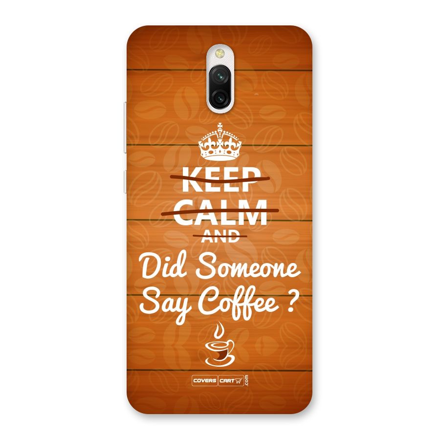 Coffee Ardour Back Case for Redmi 8A Dual