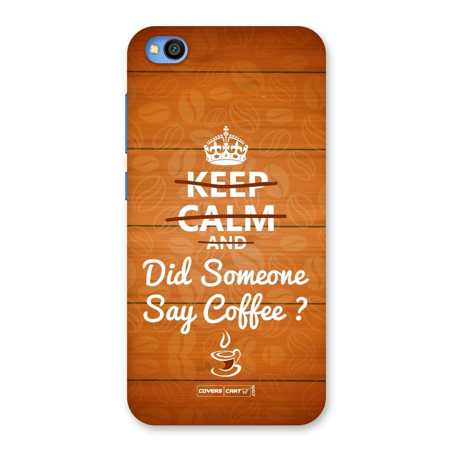 Coffee Ardour Back Case for Redmi Go