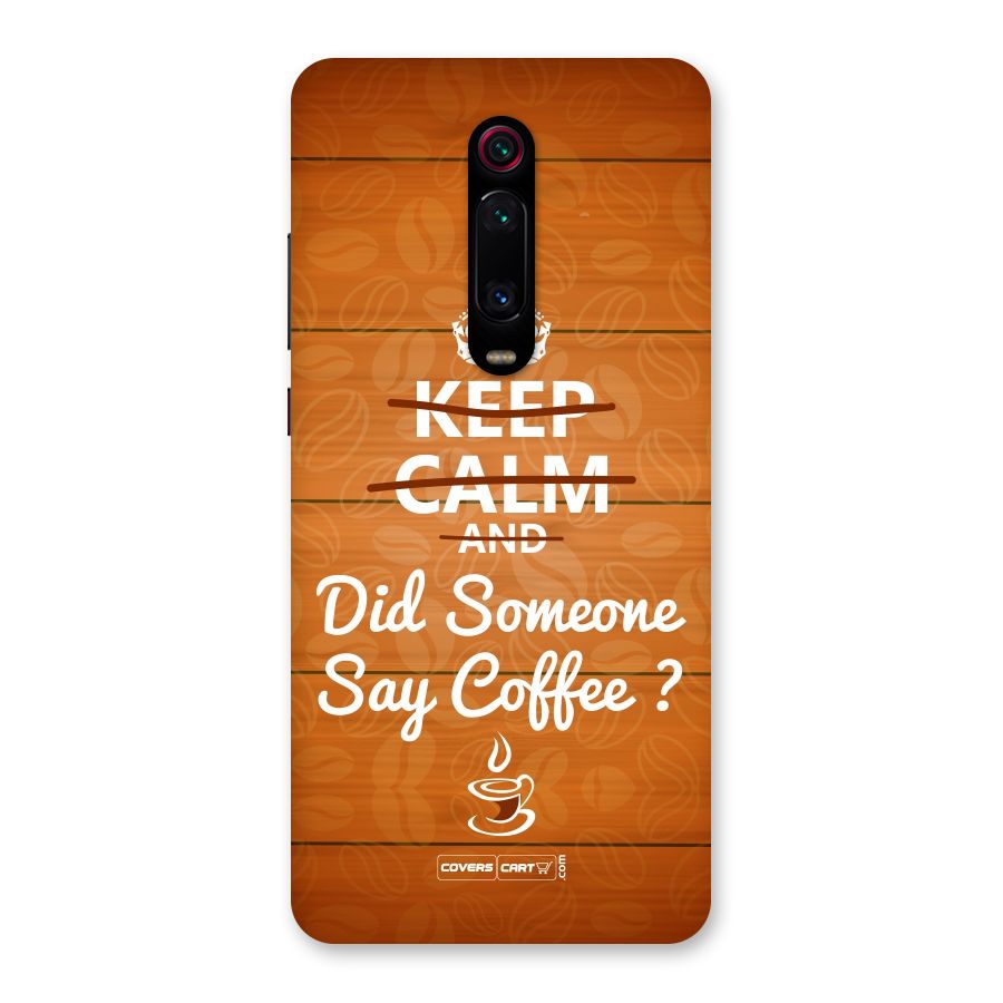 Coffee Ardour Back Case for Redmi K20 Pro