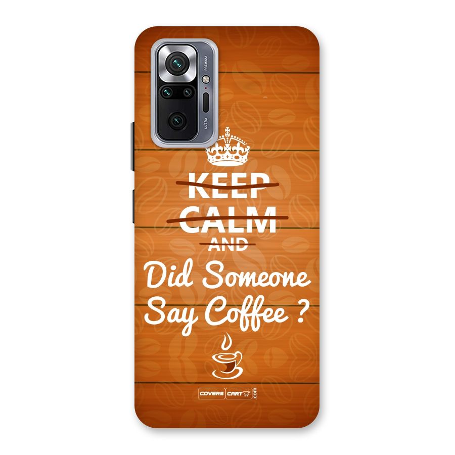 Coffee Ardour Back Case for Redmi Note 10 Pro Max