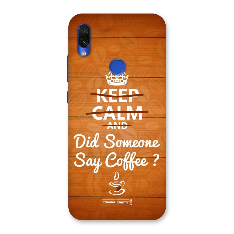 Coffee Ardour Back Case for Redmi Note 7S