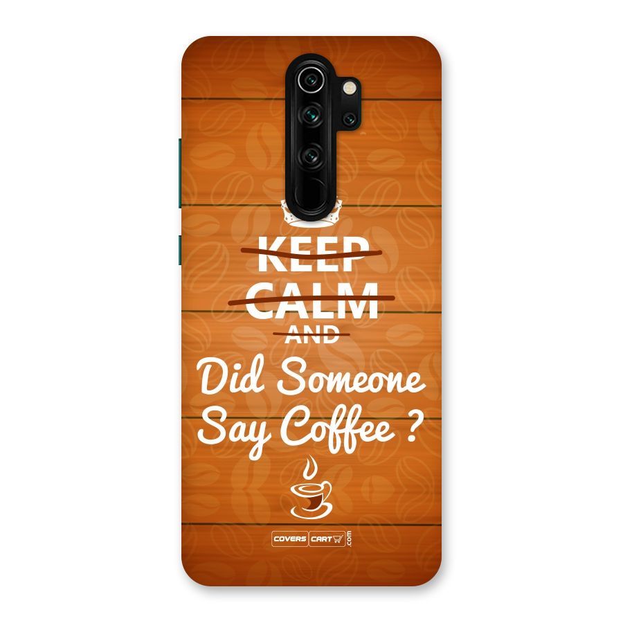 Coffee Ardour Back Case for Redmi Note 8 Pro