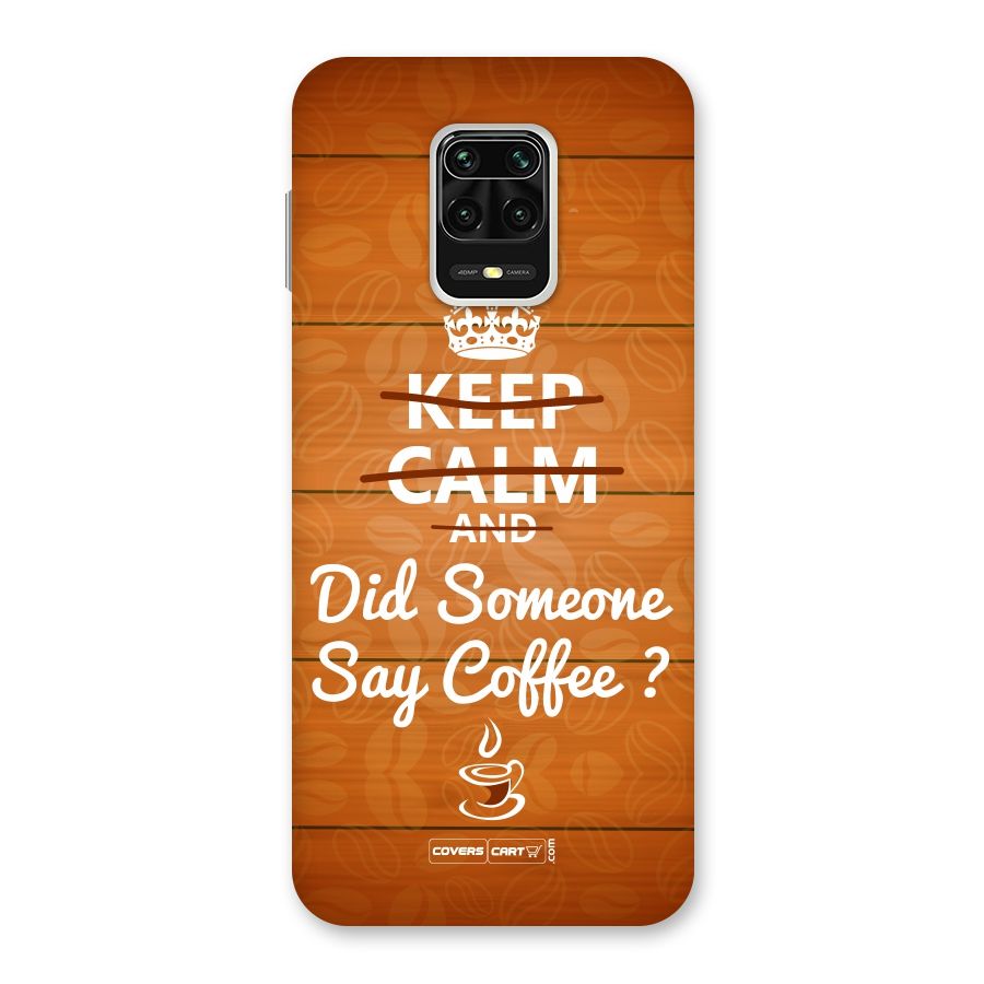 Coffee Ardour Back Case for Redmi Note 9 Pro