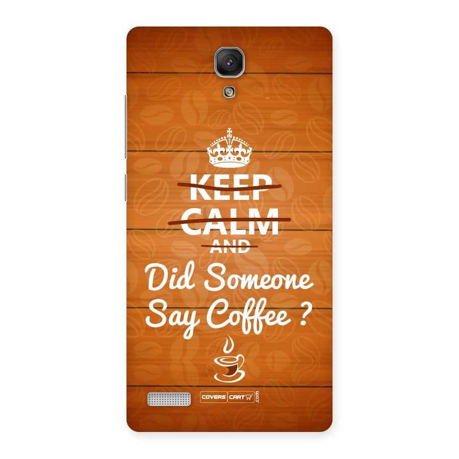 Coffee Ardour Back Case for Redmi Note Prime