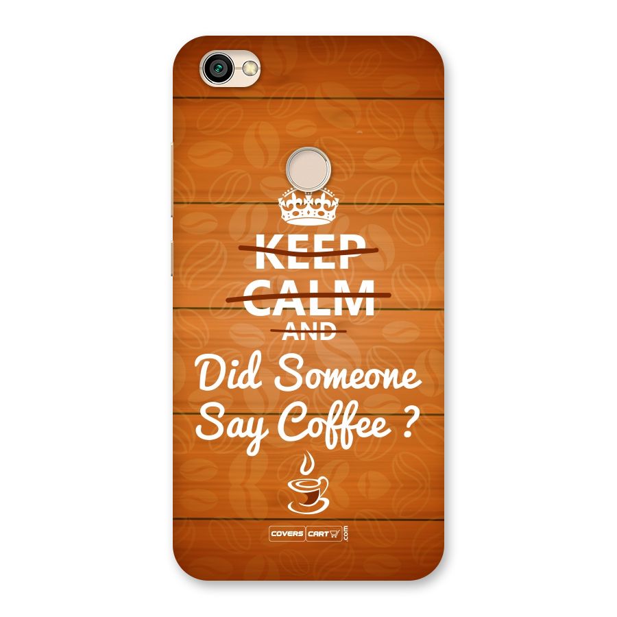 Coffee Ardour Back Case for Redmi Y1 2017