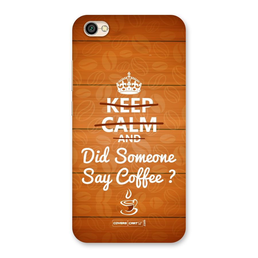 Coffee Ardour Back Case for Redmi Y1 Lite