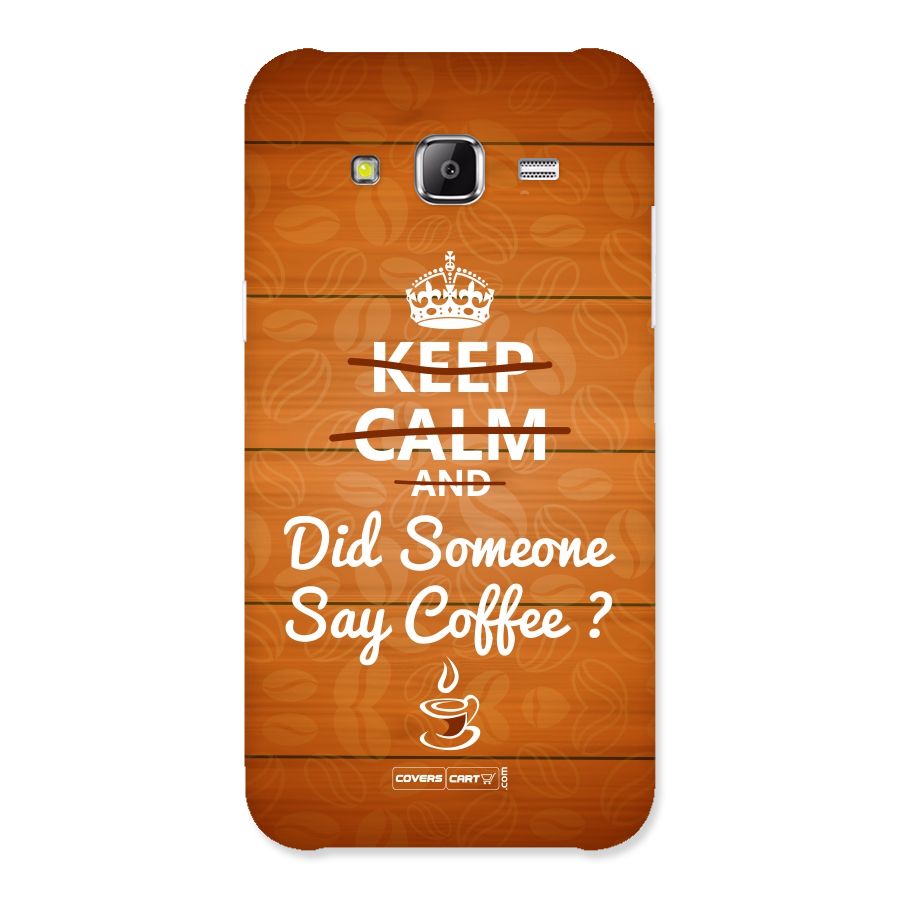 Coffee Ardour Back Case for Samsung Galaxy J2 Prime
