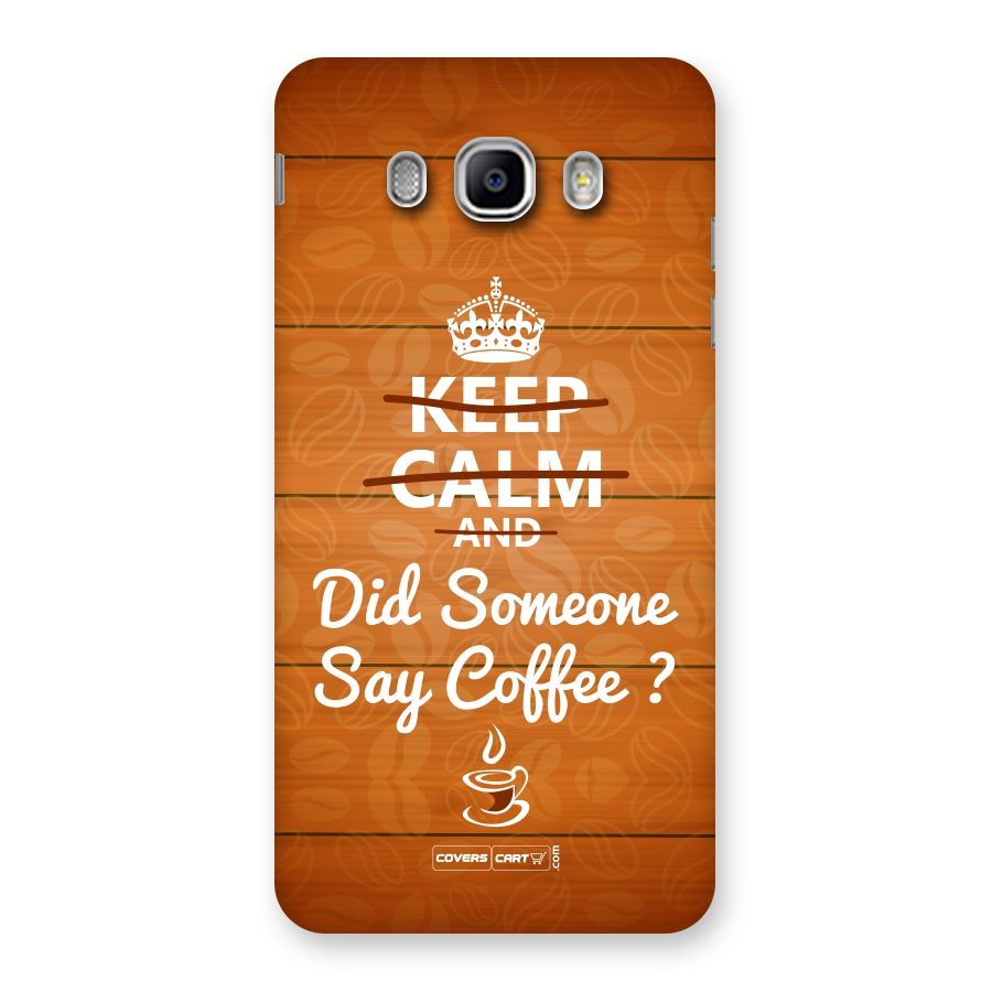 Coffee Ardour Back Case for Samsung Galaxy J5 2016
