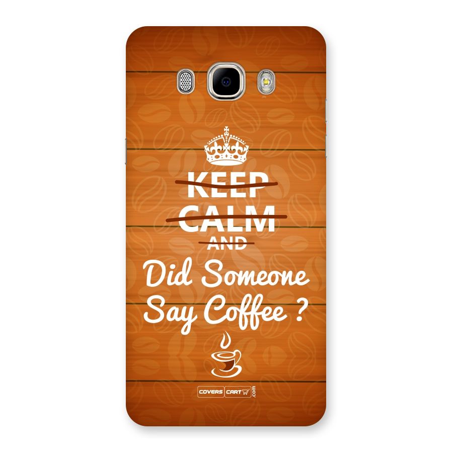 Coffee Ardour Back Case for Samsung Galaxy J7 2016
