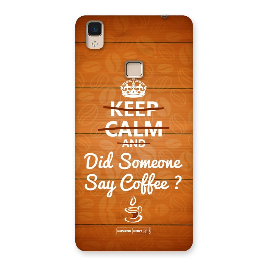 Coffee Ardour Back Case for V3 Max