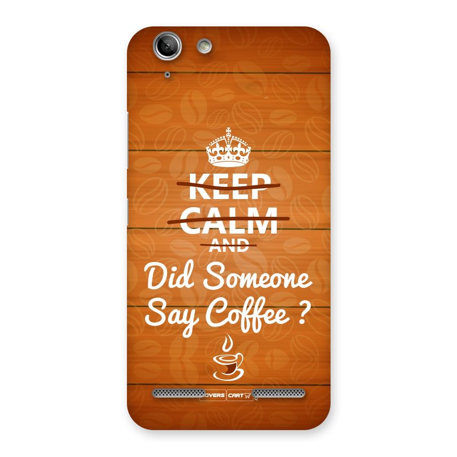 Coffee Ardour Back Case for Vibe K5