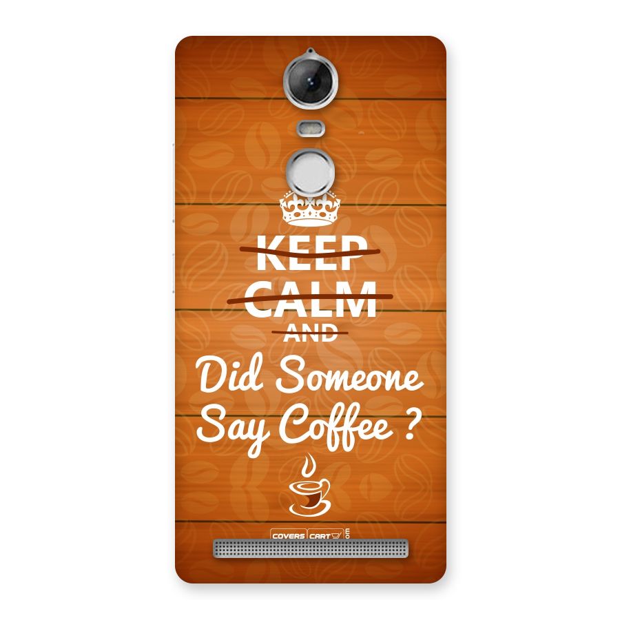 Coffee Ardour Back Case for Vibe K5 Note