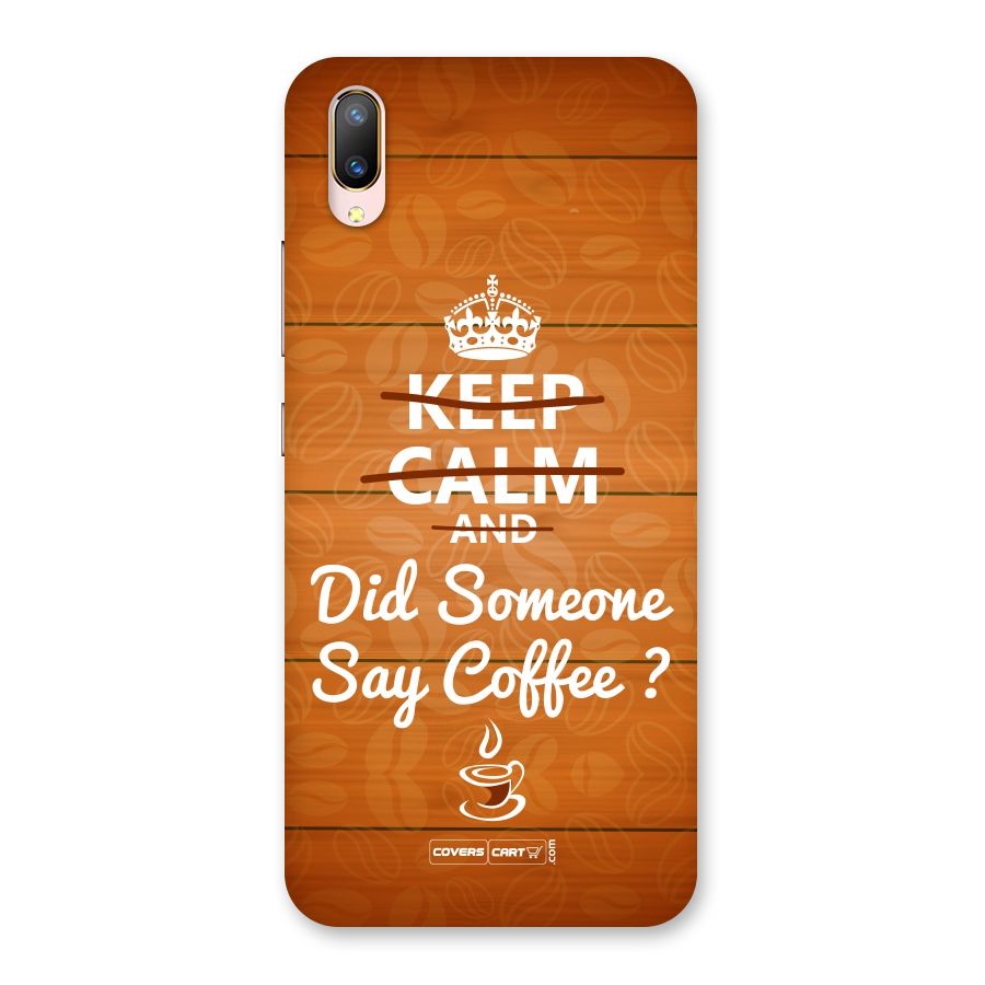 Coffee Ardour Back Case for Vivo V11 Pro