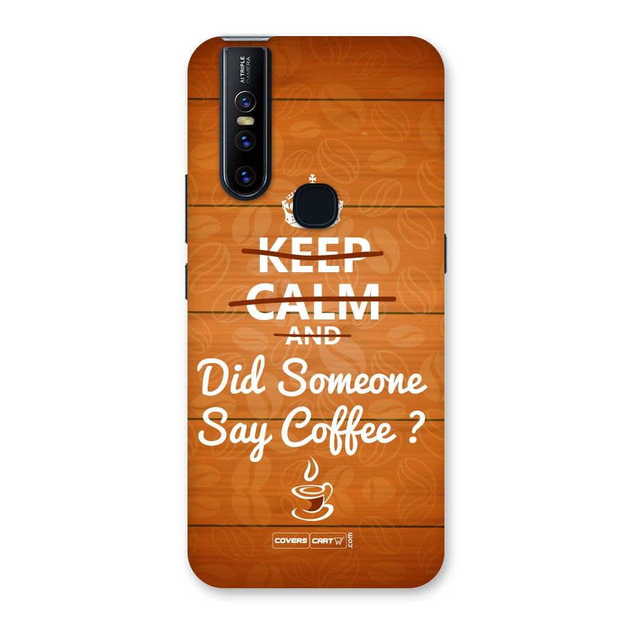 Coffee Ardour Back Case for Vivo V15