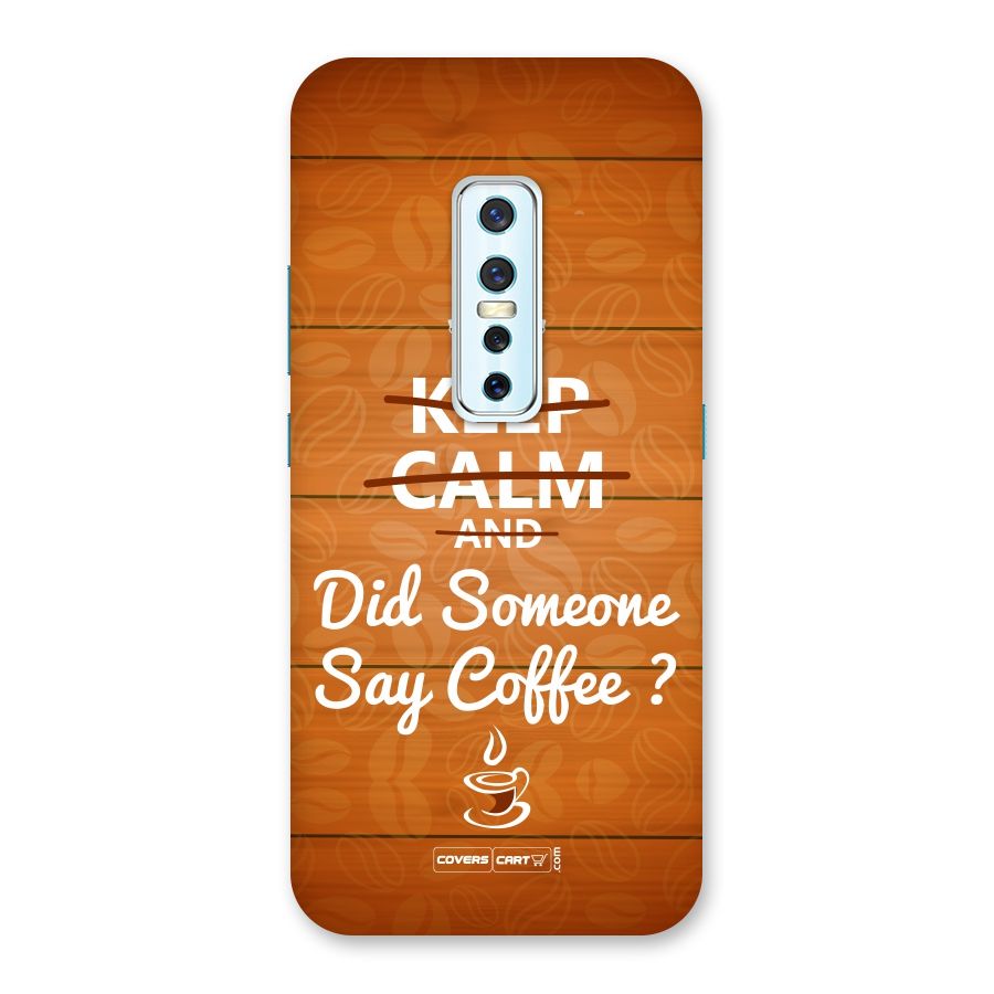Coffee Ardour Back Case for Vivo V17 Pro
