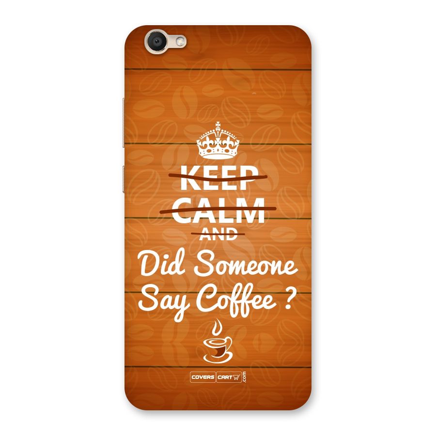 Coffee Ardour Back Case for Vivo V5