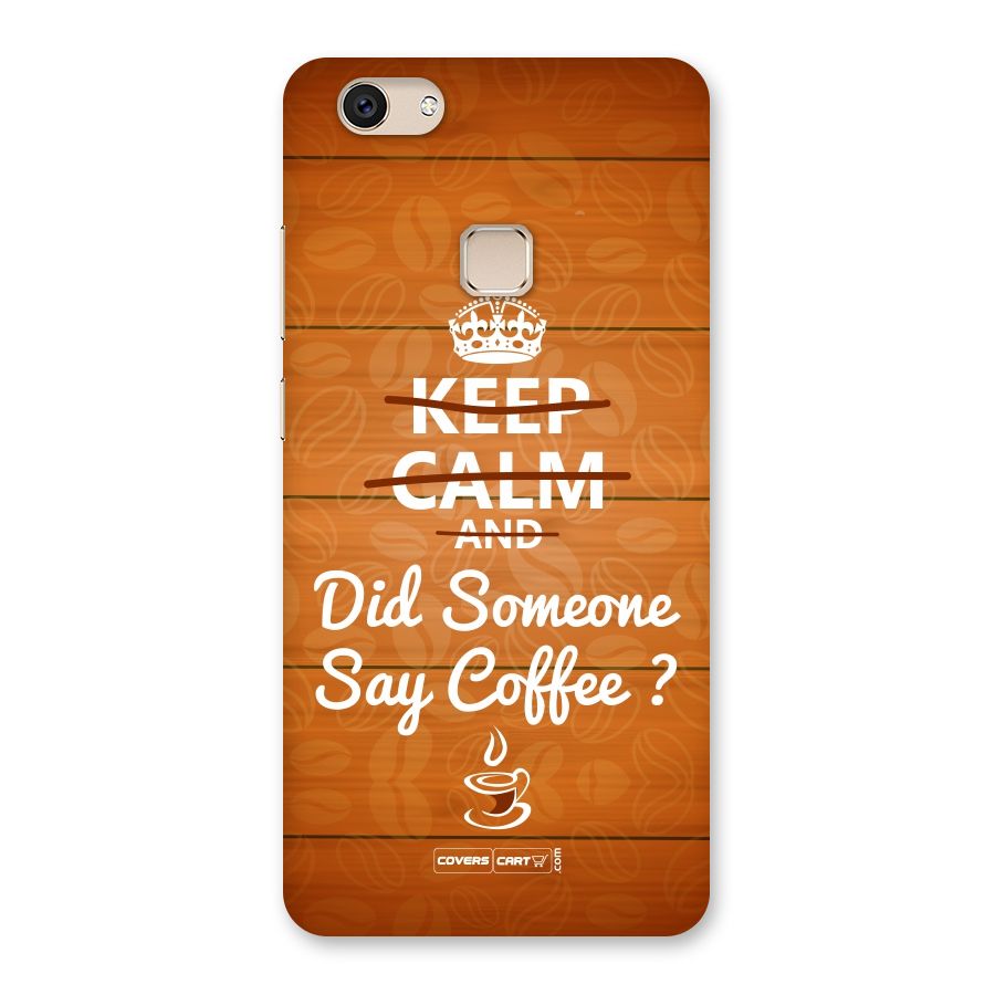 Coffee Ardour Back Case for Vivo V7