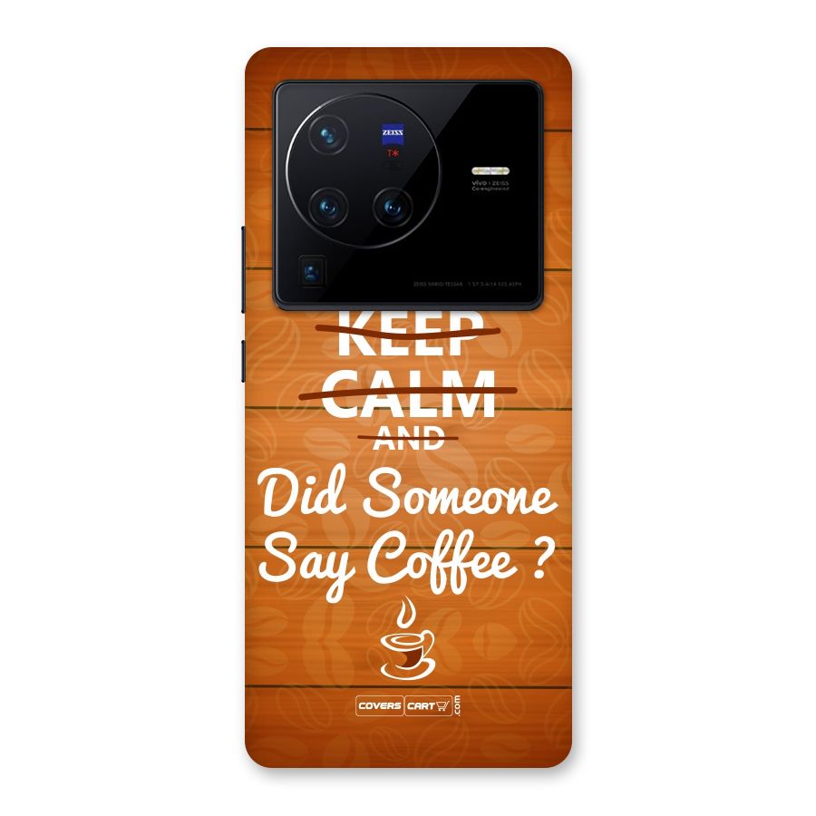 Coffee Ardour Back Case for Vivo X80 Pro