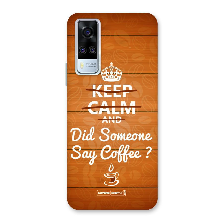Coffee Ardour Back Case for Vivo Y31
