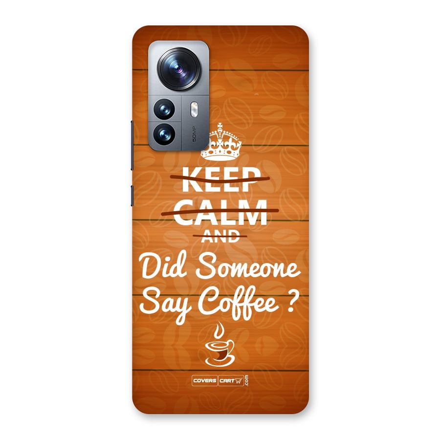 Coffee Ardour Back Case for Xiaomi 12 Pro