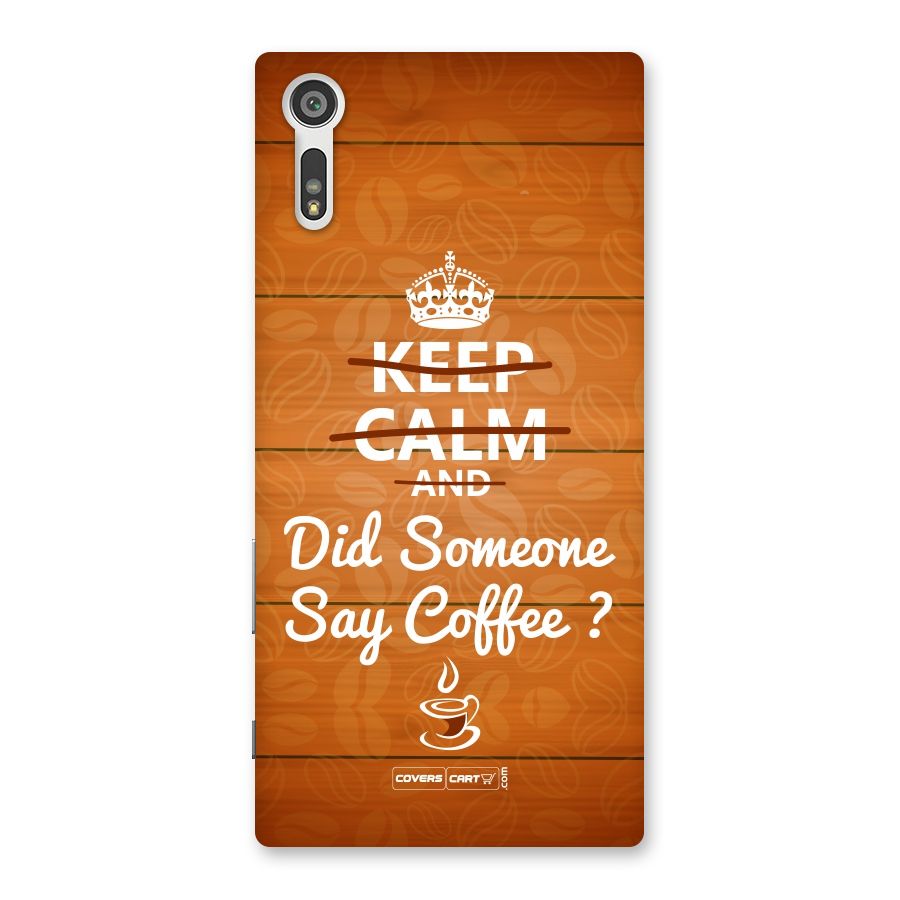 Coffee Ardour Back Case for Xperia XZ