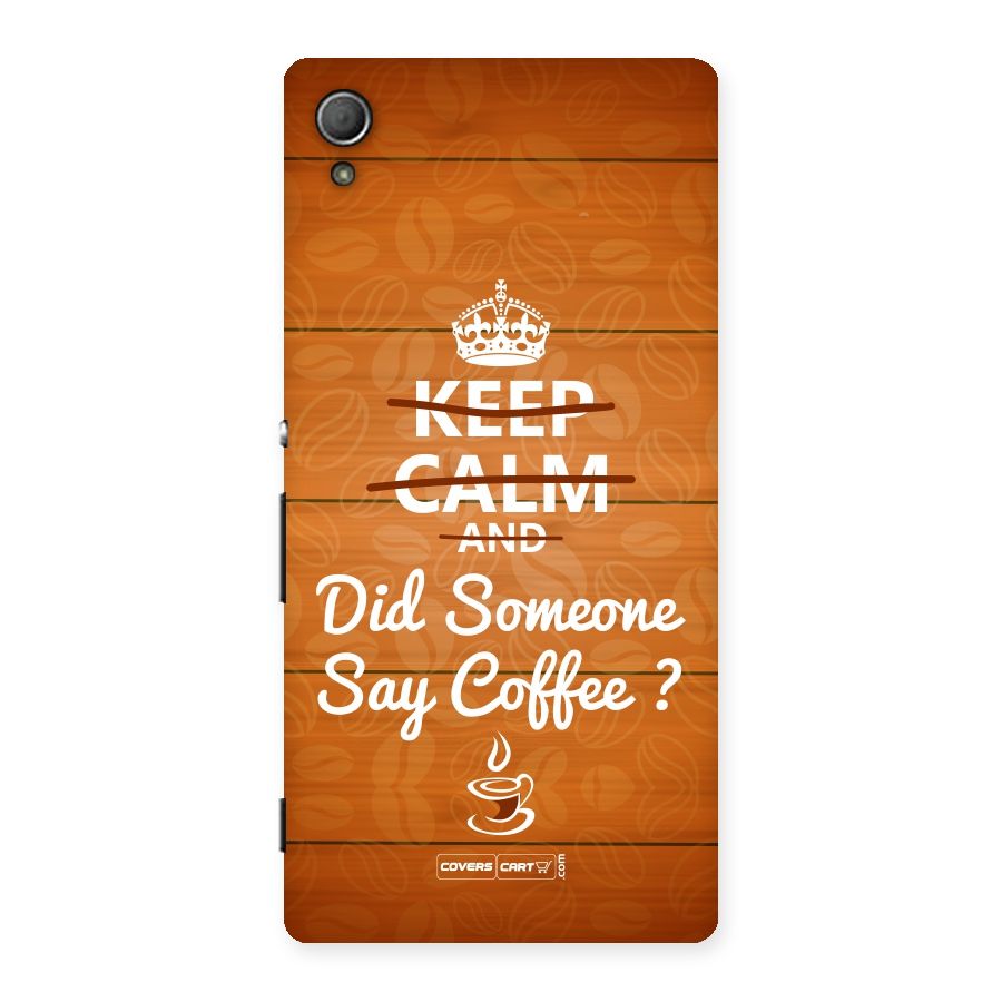 Coffee Ardour Back Case for Xperia Z3 Plus
