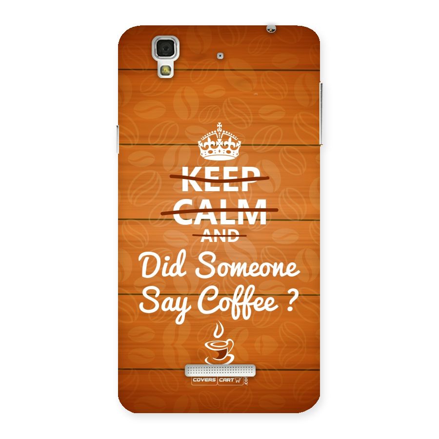 Coffee Ardour Back Case for YU Yureka Plus