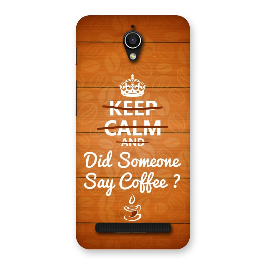 Coffee Ardour Back Case for Zenfone Go