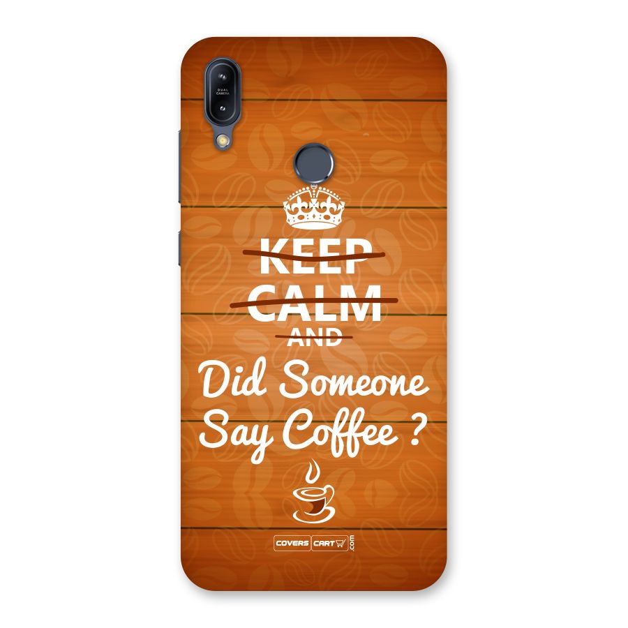 Coffee Ardour Back Case for Zenfone Max M2