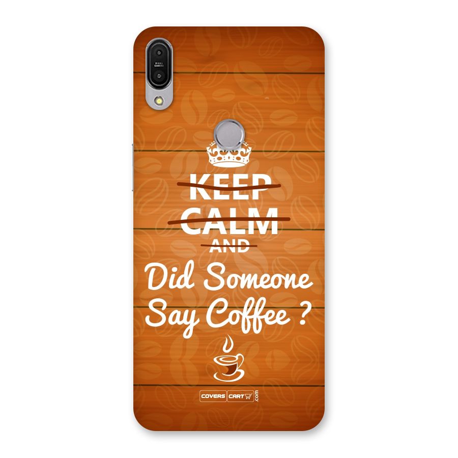Coffee Ardour Back Case for Zenfone Max Pro M1