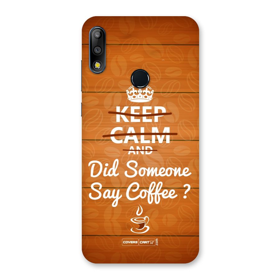 Coffee Ardour Back Case for Zenfone Max Pro M2
