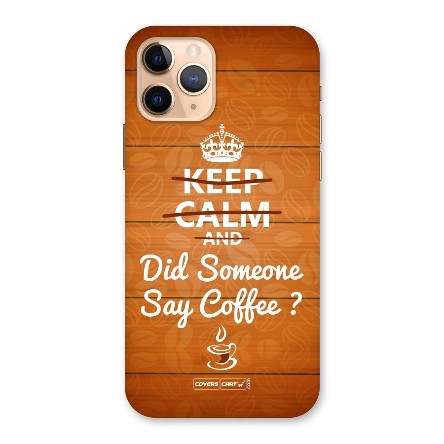 Coffee Ardour Back Case for iPhone 11 Pro
