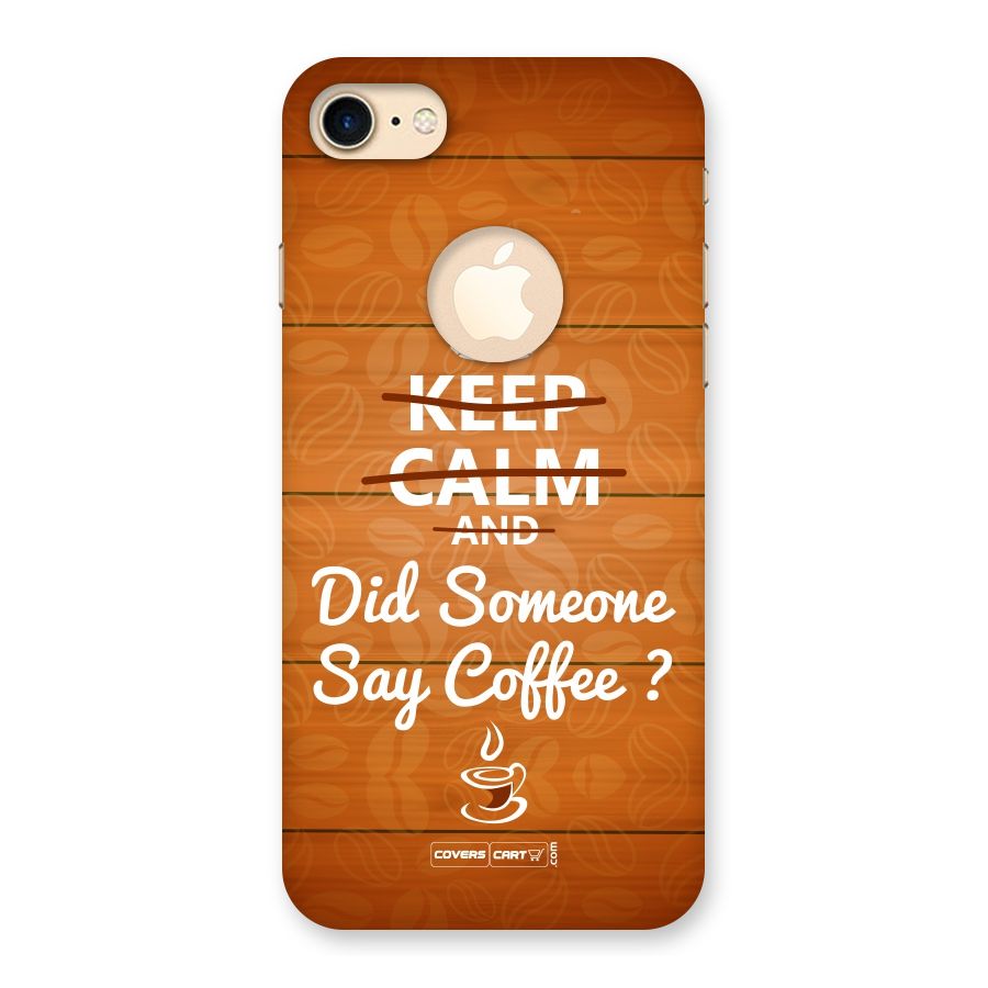 Coffee Ardour Back Case for iPhone 7 Logo Cut