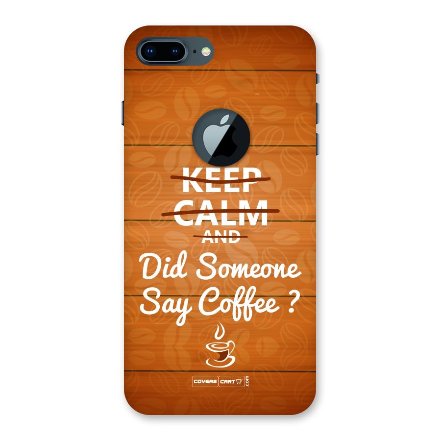 Coffee Ardour Back Case for iPhone 7 Plus Logo Cut