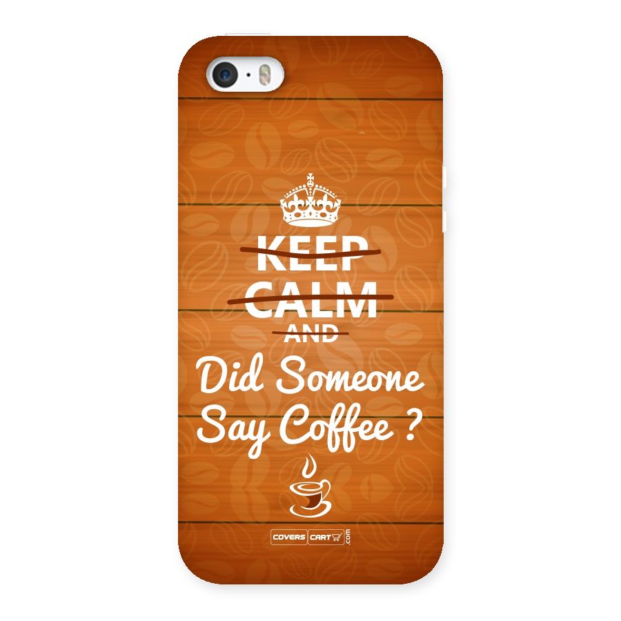 Coffee Ardour Back Case for iPhone SE